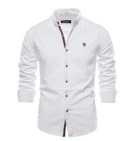 W&W Mode | Herren Elegantes Leinenhemd