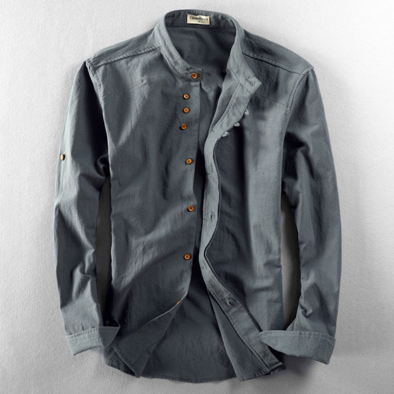 Drune | Minimalistisches Kimono Hemd Für Herren
