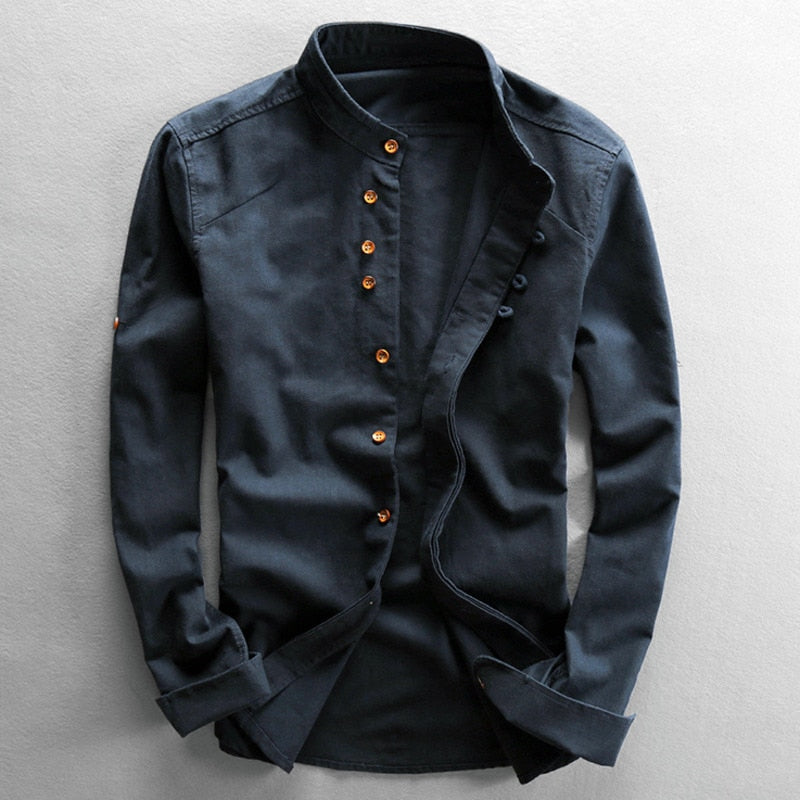 Drune | Minimalistisches Kimono Hemd Für Herren