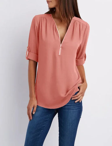 Drune | Moderner Top Zip Pullover aus nachhaltiger Baumwolle
