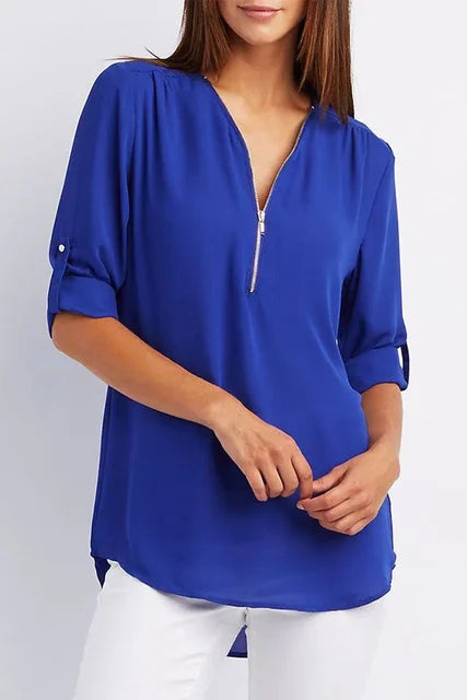 Drune | Moderner Top Zip Pullover aus nachhaltiger Baumwolle