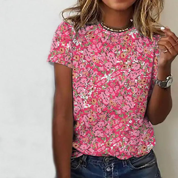 W&W Mode | Lässiges Blumen T-shirt