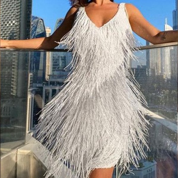 Drune | Sexy Quasten Partykleid