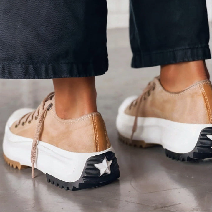 W&W Mode | Schnürschuhe Mit Großem Plateau Für Damen
