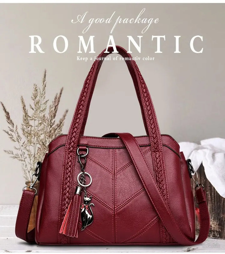 Drune | Lederhandtasche Elegant Modisch