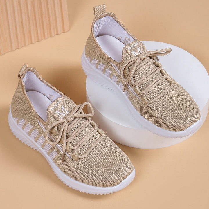 W&W Mode | Damen Rund Zehen Ballerinas Sport Sneakers