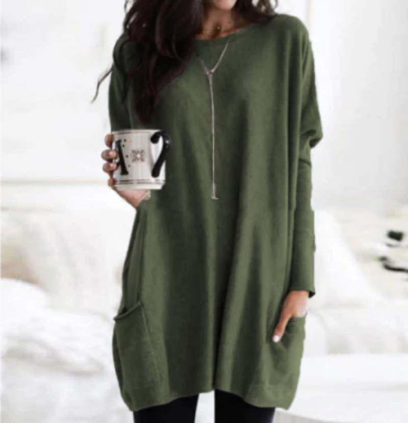 Drune | Damen Ausgefallene Strickpullover Oversize
