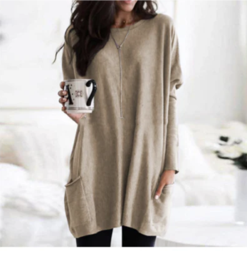Drune | Damen Ausgefallene Strickpullover Oversize