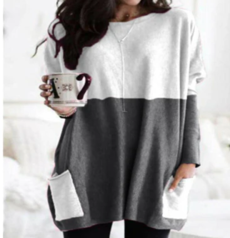 Drune | Damen Ausgefallene Strickpullover Oversize