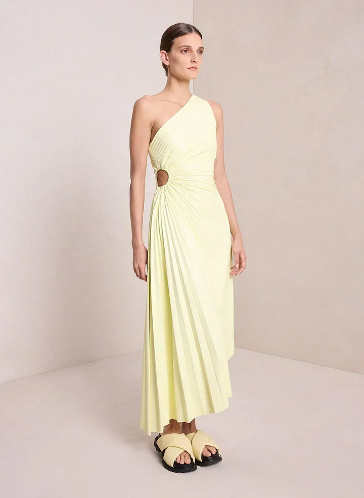 W&W Mode | One Shoulder Maxikleid