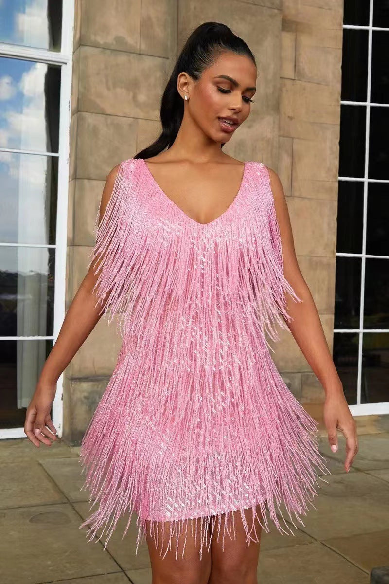 Drune | Sexy Quasten Partykleid