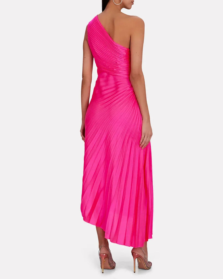 W&W Mode | One Shoulder Maxikleid
