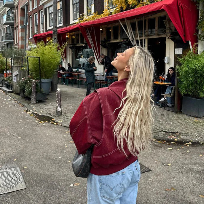 W&W Mode | Oversize Lederjacke mit urbanem Flair