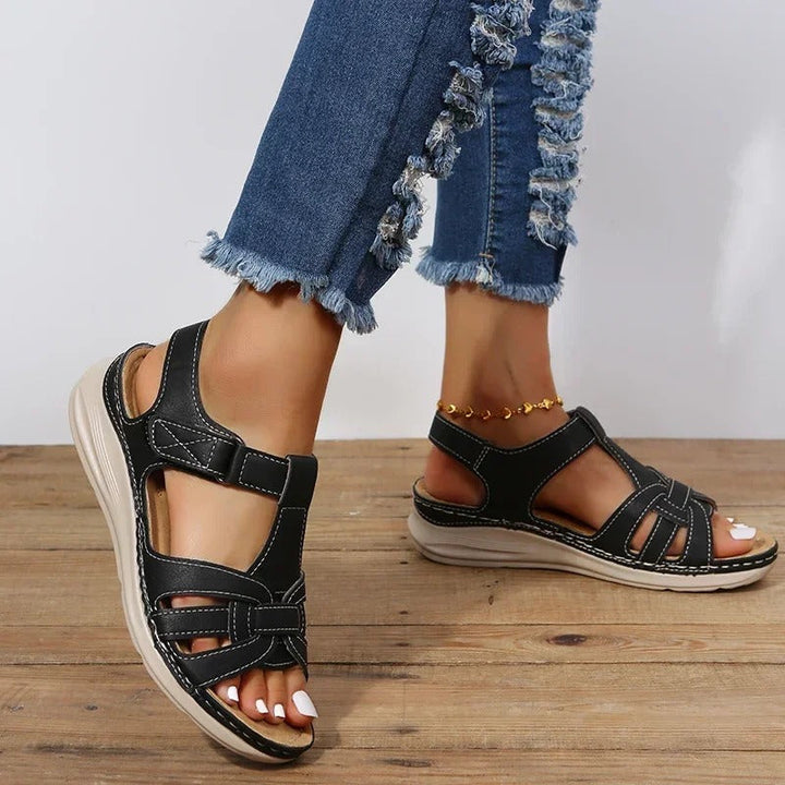 W&W Mode | Orthopädische Ledersandalen